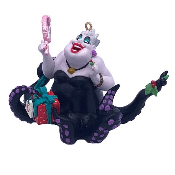 Enesco Disney Little Mermaid URSULA Merry Christmas Collectible Ornament in Box - Picture 3 of 6